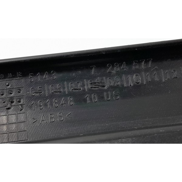 Soleira Porta Bmw X5 Traseira Esquerda 2014/2018 7284577 Preto