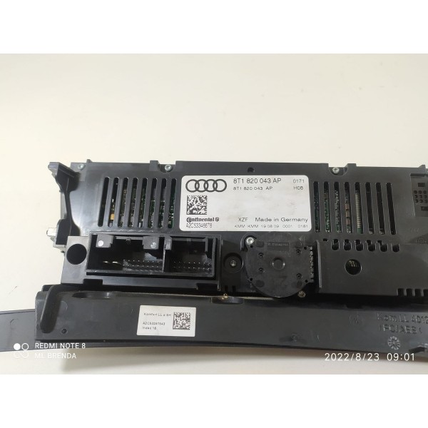 Comando Ar Audi Q5 Digital 2009 2010 2011/2015 8t1820043ap
