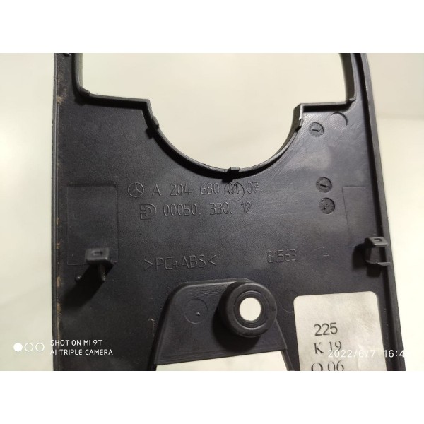 Moldura Console Central Mercedes C180 2011 Detalhe Preto