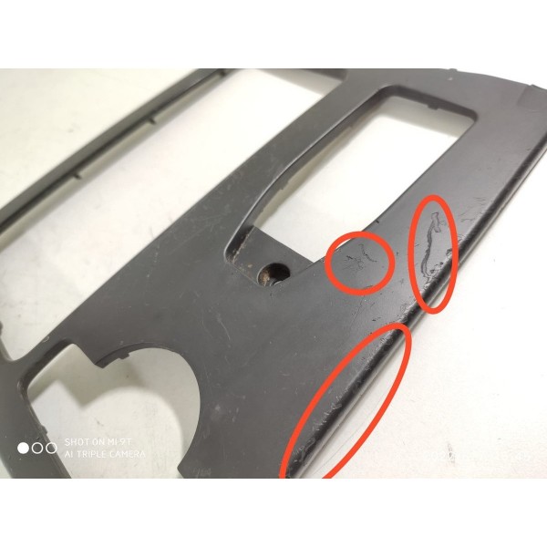 Moldura Console Central Mercedes C180 2011 Detalhe Preto