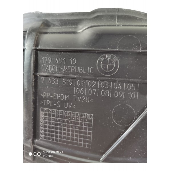 Guarda Po Paralama Bmw 320 330 Esquerdo 2019/2025 7433819 Preto