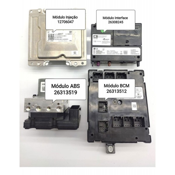 Kit Code Injecao Onix Turbo 2020/2024 12706047 Sem Chave