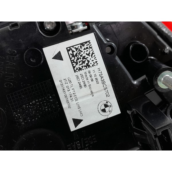 Lanterna Bmw 320i Esquerda Tampa Led 2019/2025 H85a3bc5702 Esquerdo/motorista Água