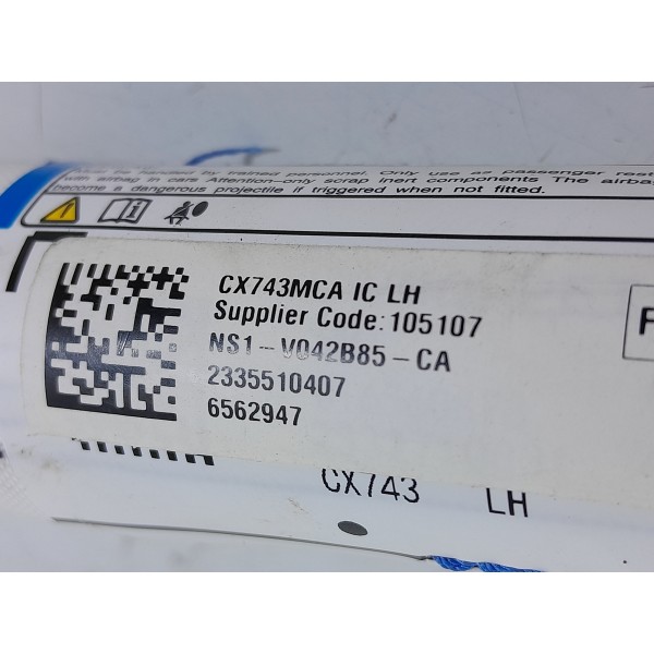 Cortina Airbag Territory Esquerda 2021/2025 Ns1v042b85ca Branco