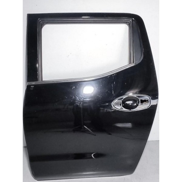 Porta Frontier Traseira Esquerda 2017/2022 Lisa Traseira Esquerda Preto