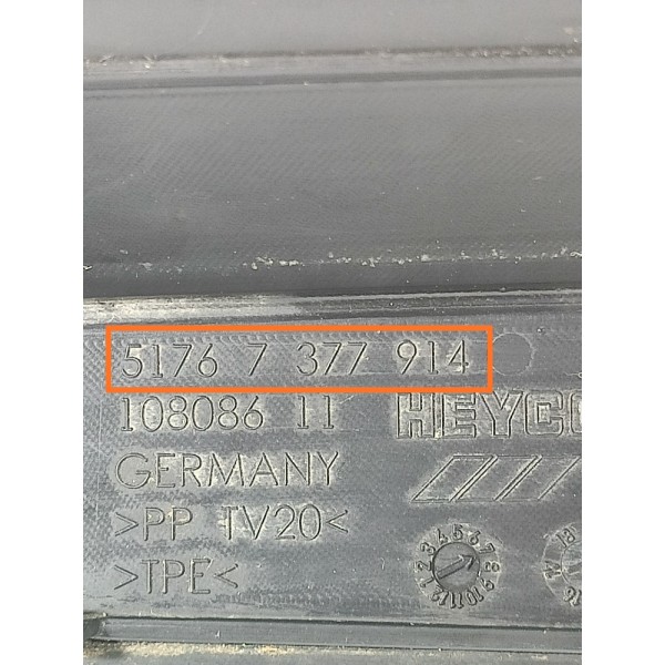 Acabamento Vedação Paralama Bmw 320 2015 Diant Di 5176737791 Preta