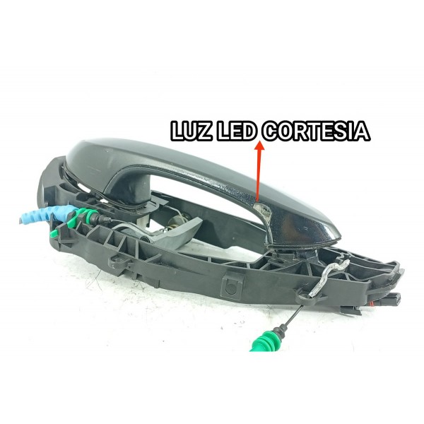 Macaneta Externa Porta Bmw 320 330 G20 Tras Direita 2019/25 Preto Traseira