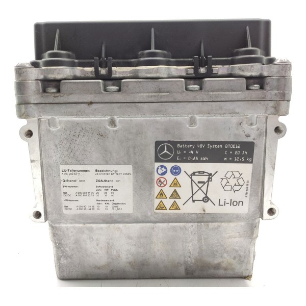 Bateria Hibrida Partida Mercedes C200 2022/2025 A7895843800 Direito