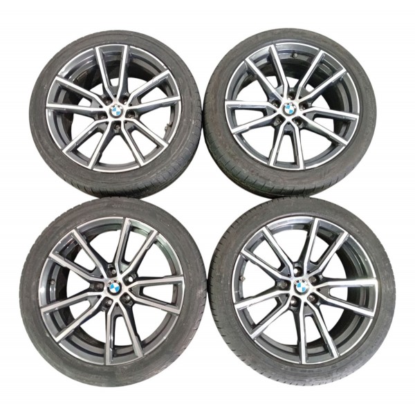 Jogo Roda Bmw 320i Spt Gp 225/45 R18 2019/2025 6883522 Prateado