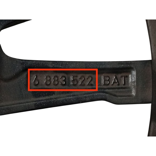 Jogo Roda Bmw 320i Spt Gp 225/45 R18 2019/2025 6883522 Prateado