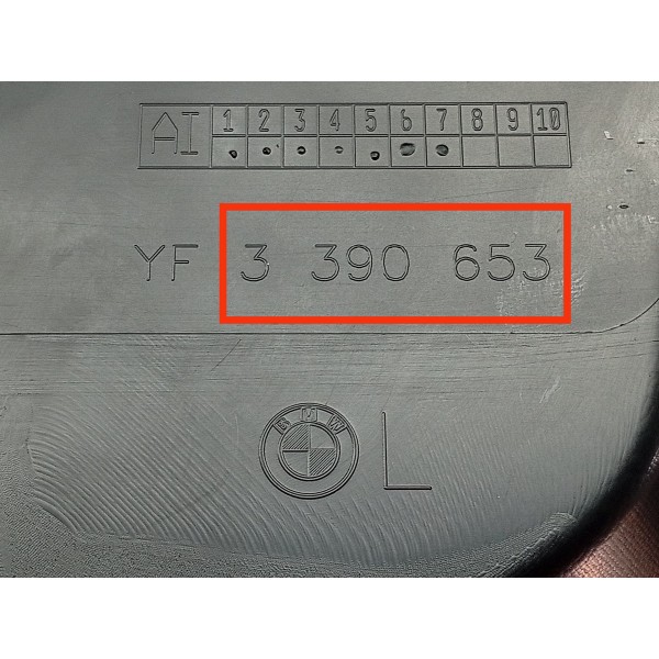 Forro Porta Bmw 320 330 G20 Dianteira Esq 19/25 Det 3390653 Preto