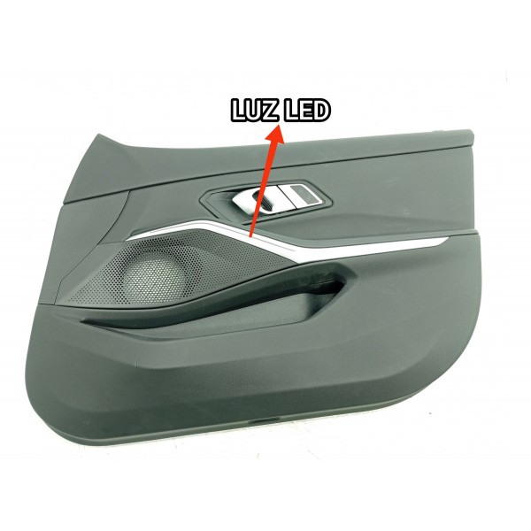 Forro Porta Bmw 320 330 G20 Dianteira Dir 19/25 Det 3390654 Preto