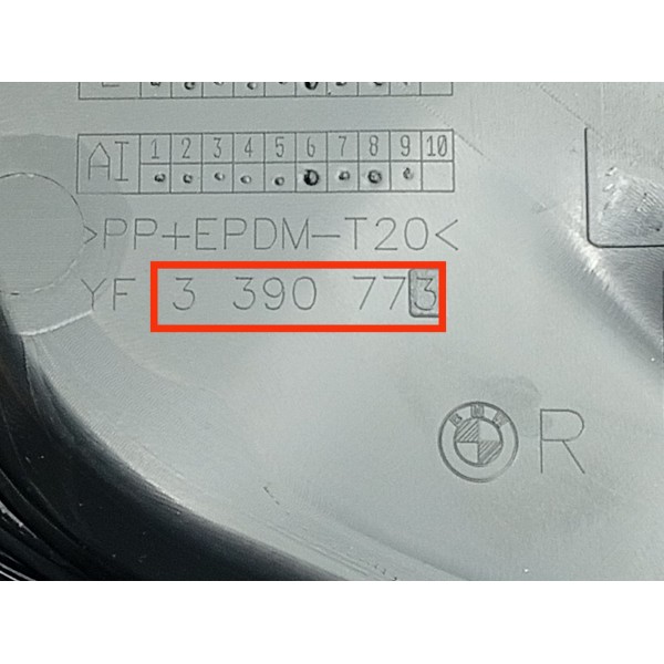 Forro Porta Bmw 320 330 G20 Traseira Dir 2019/2025 3390773 Preto