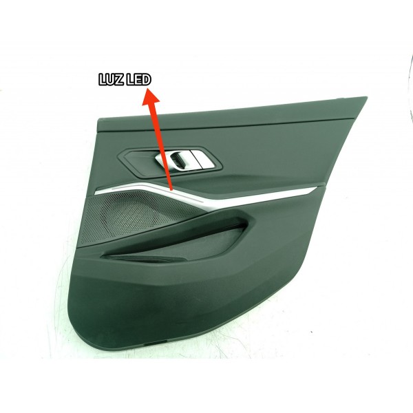 Forro Porta Bmw 320 330 G20 Traseira Dir 2019/2025 3390773 Preto