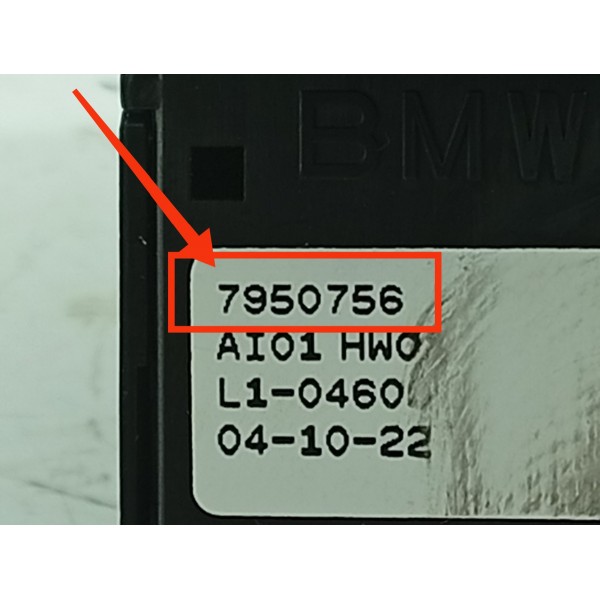 Botao Comando Vidro Bmw 320 G20 Tras Esq/dir 2019/25 7950756