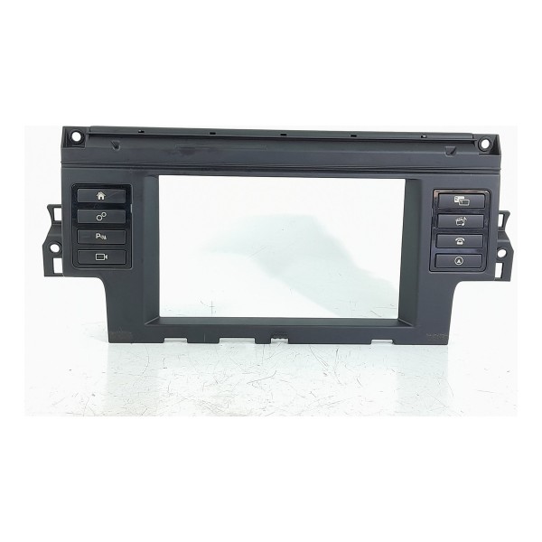 Moldura Comando Tela Multimidia Discovery Sport 2016/2019 Preto