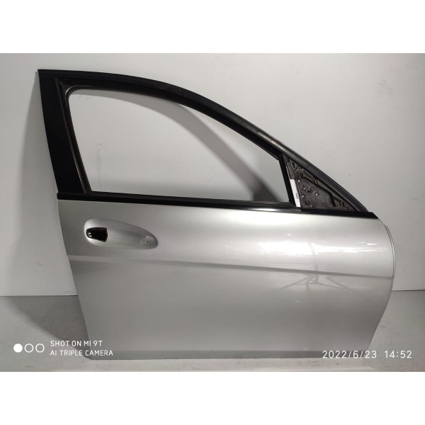Porta Mercedes C180 C200 Dianteira Direitq 2008/2014 Lisa Dianteira Direito Prateado