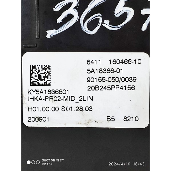 Modulo Ar Condicionado Bmw 320 330i 2019/2025 5a1836601