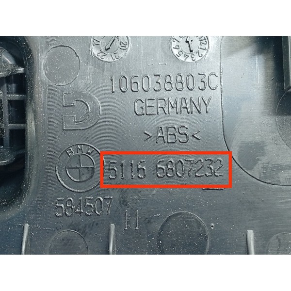 Moldura Console Usb C Bmw 320 330 G20 2019/2025 51166807232