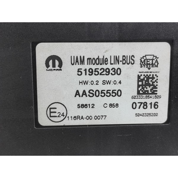 Luz Teto Fiat Toro Renegade 2015 2016/2023 51952930