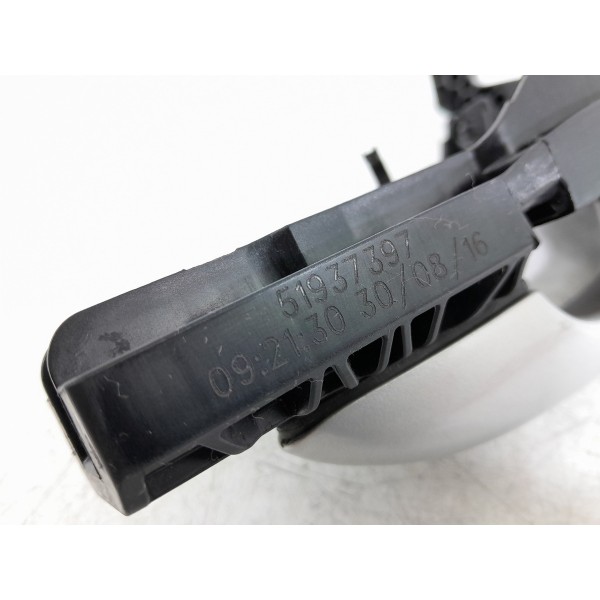 Macaneta Externa Fiat Toro Traseira Esquerda 2017/2023 Orig Cinza Traseira