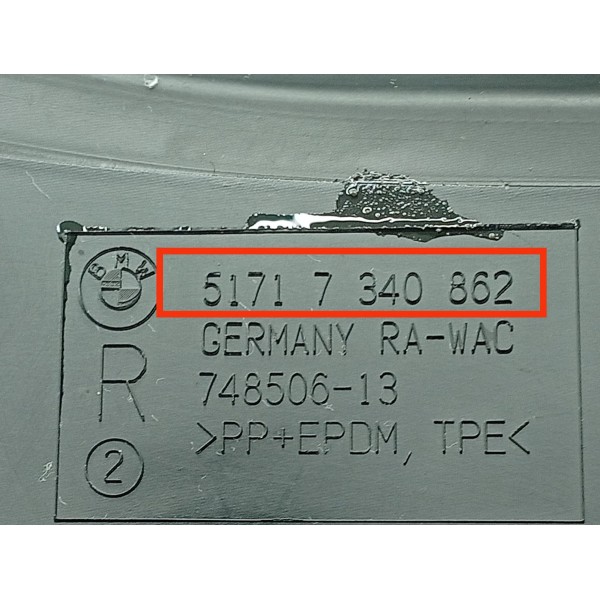 Acabamento Parabarro Bmw 320 G20 Diant Esq 19/25 51717340862