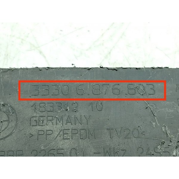 Protecao Bandeja Bmw 320 G20 Tras Esquerda 2019/2025 6876803