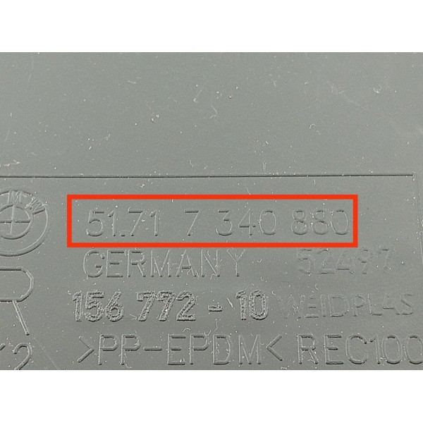 Defletor Parabarro Bmw 320 330 Diant Dir 19/25 51717340880 Preto