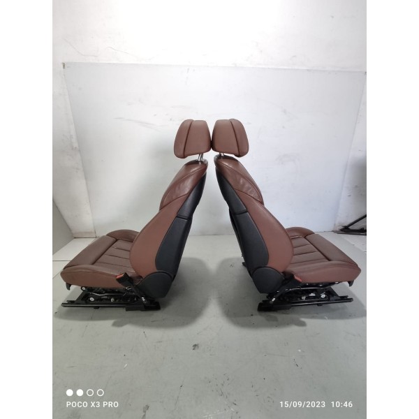 Jogo Bancos Couro Elét Bmw X5 2016 7 Lugares Chocolate