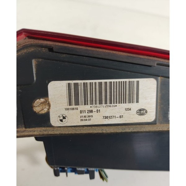 Lanterna Tampa Traseira Bmw X5 Esquerda 2014/2018 730127107 Esquerdo/motorista