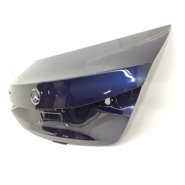 Tampa Traseira Mercedes C200 C300 2022/2025 Lisa Azul-marinho