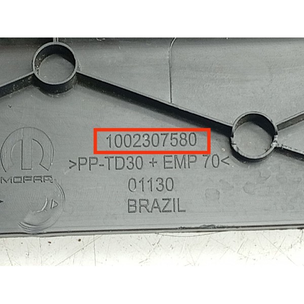 Moldura Vigia Fiat Toro Inferior 2016 2017/2021 1002307580