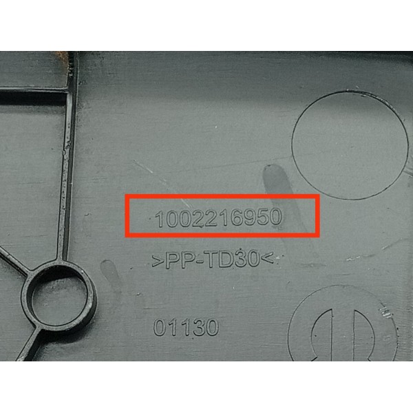 Moldura Tampa Traseira Fiat Toro 2016/2021 Det 1002216950 Preto