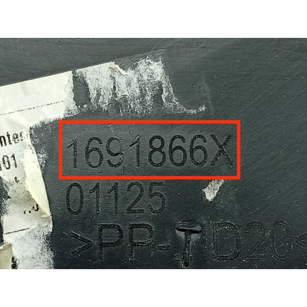 Forro Porta Fiat Toro Dianteira Direita 2016/2021 1691866x Preto