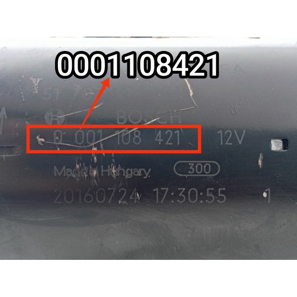 Motor Partida Toro Compass Renegade Diesel 16/21 000110842