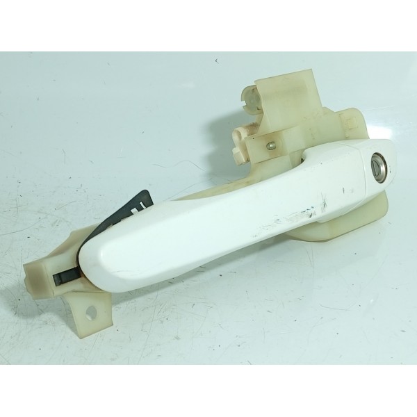 Macaneta Externa Porta Hyundai Creta Diant Esquerda 2017/21 Branco Dianteira