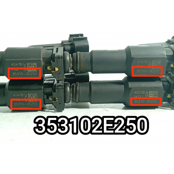 Jogo Bico Injetor Hyundai Creta 2.0 2017/2021 353102e250