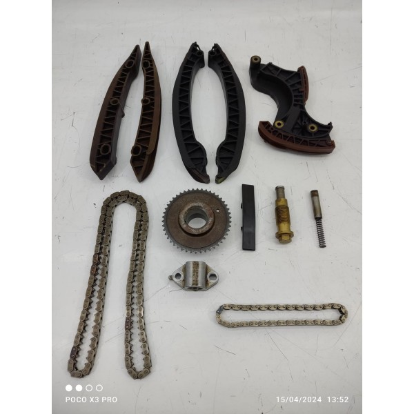 Kit Corrente Mercedes C180 C200 2011 2012 A2710300863 Verde-escuro