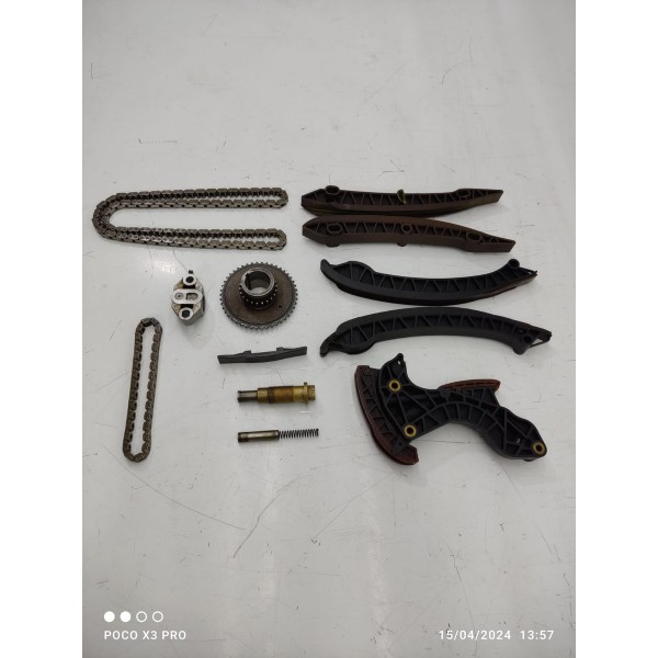 Kit Corrente Mercedes C180 C200 2011 2012 A2710300863 Verde-escuro