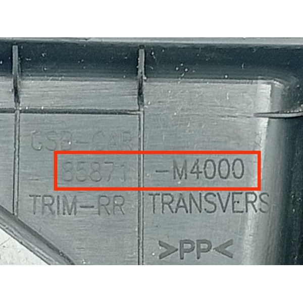 Acabamento Soleira Porta Mala Hyundai Creta 17/21 85871m4000 Preto