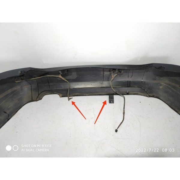 Parachoque Fusion Traseiro Com Sensor 2006/2008 Orig