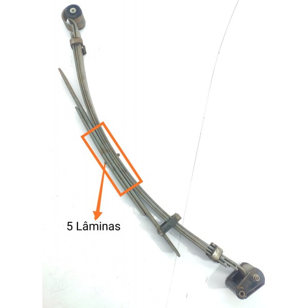 Par Molas Traseira Amarok V6 5 Laminas 2017/2023 2h0511151ae