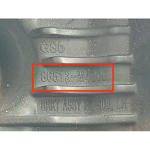 Suporte Guia Parachoque Creta Diant Esq 17/21 86513m4000