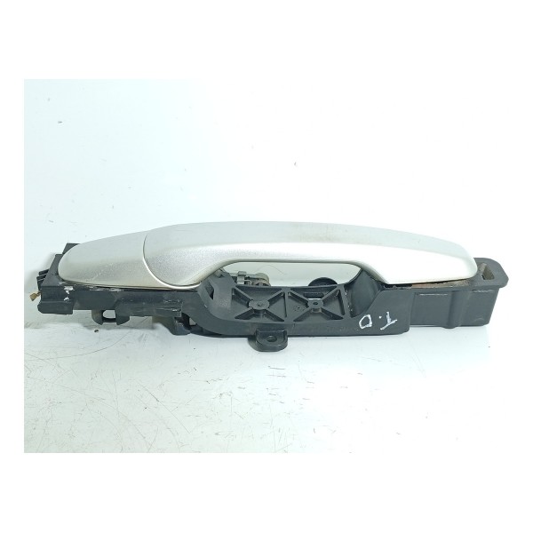 Macaneta Externa Porta Ford Edge Traseira Direita 2008/2014 Prateado Traseira