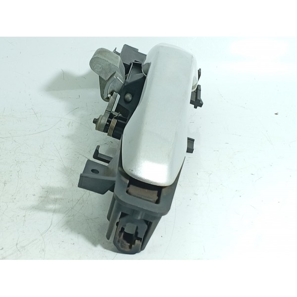 Macaneta Externa Porta Ford Edge Traseira Esquerda 2008/2014 Prateado Traseira