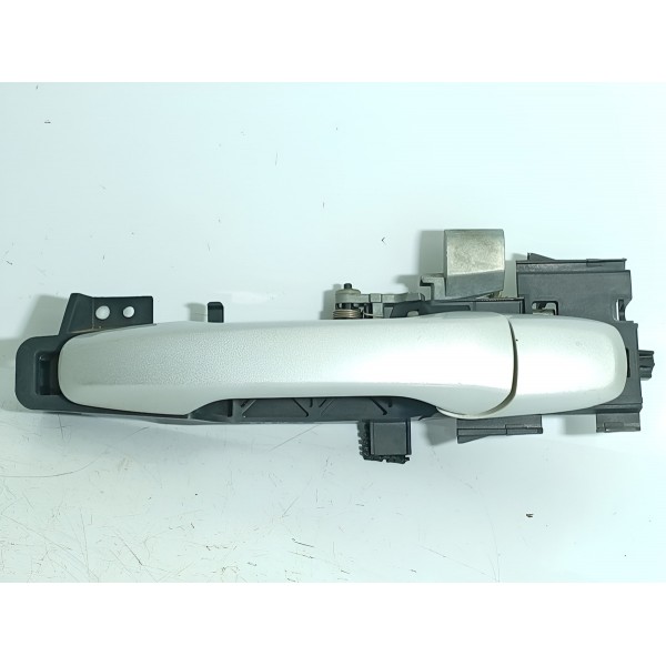 Macaneta Externa Porta Ford Edge Traseira Esquerda 2008/2014 Prateado Traseira