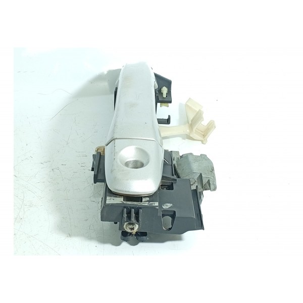 Macaneta Externa Porta Ford Edge Diant Esquerda 08/2014 Det Prateado Dianteira