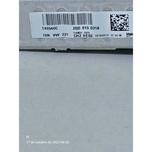 Radiador Ar Quente Polo 2019/2024