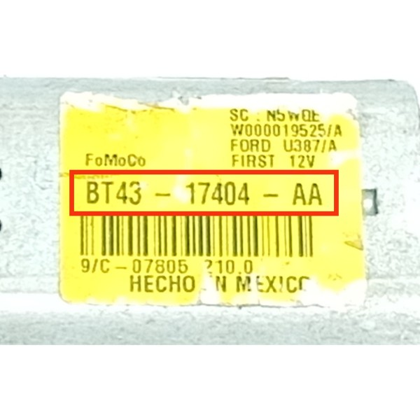 Motor Limpador Traseiro Ford Edge 3.5 V6 08/14 Bt4317404aa