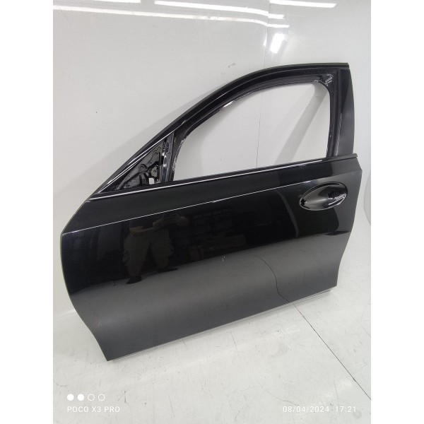 Porta Bmw 320i 330i 330e Dianteira Esquerda 2019/2025 Lisa Dianteira Direita Preto